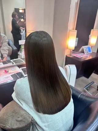 ロング 杉山 夏音のヘアスタイル