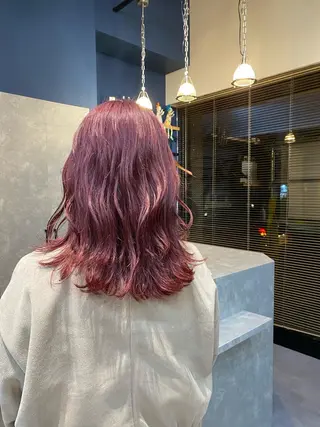 セミロング カラー ハイトーン/ボブ/ レイヤー💫カイセイのヘアスタイル