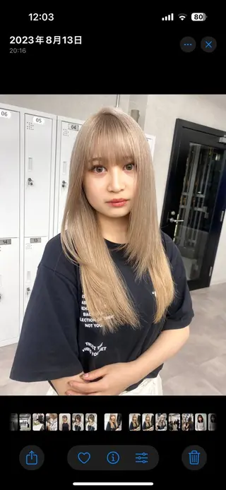 ロング カラー 流行りのレイヤーカッ ト得意💟akariのヘアスタイル