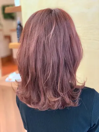 ミディアム カラー 髪質改善美容室Lust所属・美容室Lust💚 嶋崎 鷹のヘアスタイル