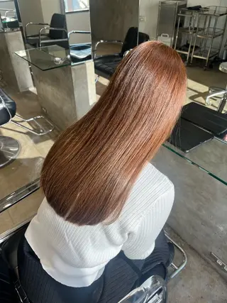 ロング 長野 美沙のヘアスタイル