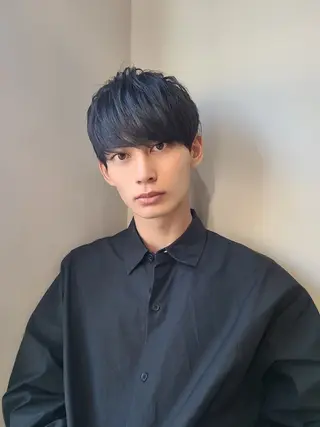 メンズ 透明感カラー /艶カラー/井上あいのヘアスタイル