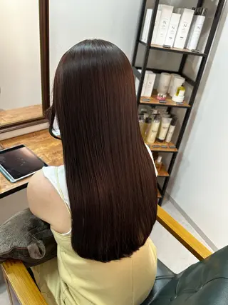 ロング 大沼 佑英のヘアスタイル
