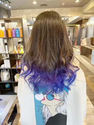 セミロング KIRA スズキ タクヤ/店長のヘアスタイル