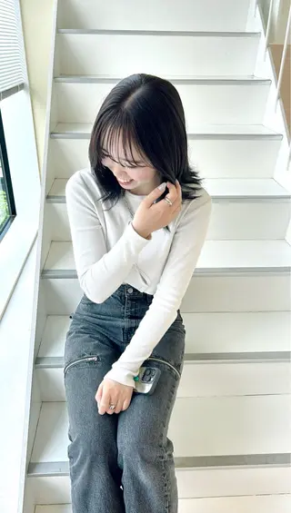 ミディアム カラー shizuna/天神 /メンズ/ボブのヘアスタイル