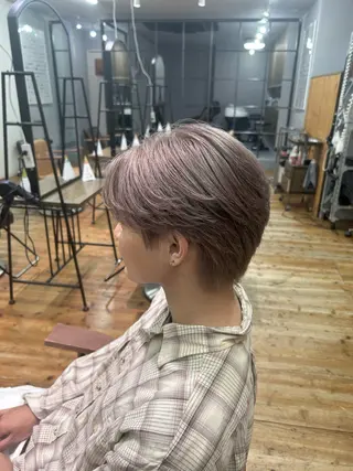 ショート カラー メンズ IO(イオ))所属・木藤 優杏のヘアスタイル