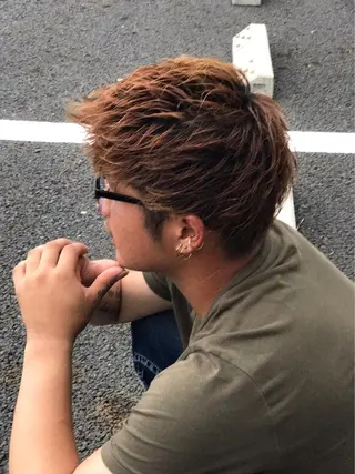 ショート パーマ美容師 /小泉賢徒のヘアスタイル