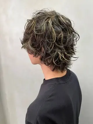 ショート パーマ メンズ メンズ得意です💥 ハユカといいます❗️のヘアスタイル