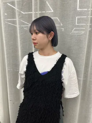 ショート カラー 暖色/ミルクティ/ 艶髪⭐️honokaのヘアスタイル