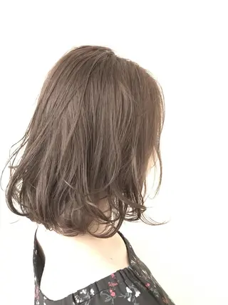 ミディアム 久保 敏之のヘアスタイル