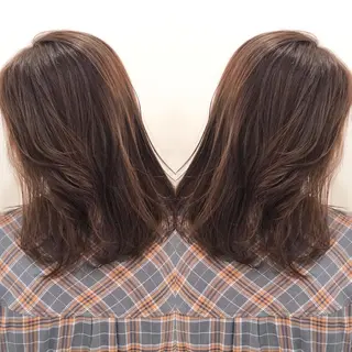 ミディアム カラー 推しヘア🎀 NATSUNEのヘアスタイル