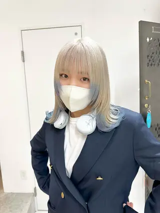 ミディアム カラー kai .のヘアスタイル