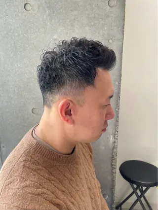 パーマ メンズ メンズモテパーマ💙 fuwaのヘアスタイル