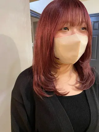セミロング 齋藤 リクのヘアスタイル