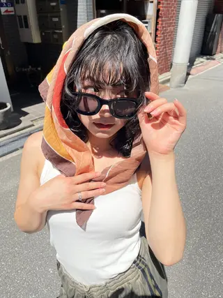 ミディアム パーマ 【お洒落パーマ】 Elme　肥塚康汰郎のヘアスタイル