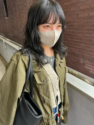 ミディアム カラー lelu所属・lelu / 佐々木のヘアスタイル