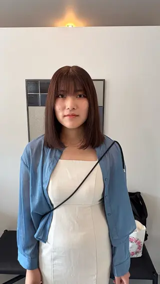 ミディアム Maika/伏見 カラーモデル募集中のヘアスタイル