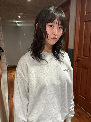 ミディアム カラー パーマ mai / linoah˚✧のヘアスタイル