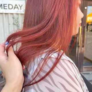 ロング カラー 中村 友香のヘアスタイル