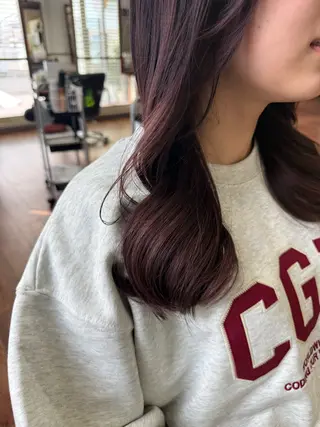 ミディアム カラー hair salon Lani所属・ヒラタ ソウタのヘアスタイル