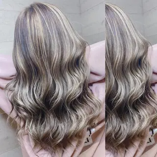 ロング カラー ヘアアレンジ 🦋韓国ヘア 坂本 菜摘🦋のヘアスタイル