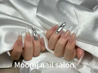 ロング Moomi あずりのネイルデザイン