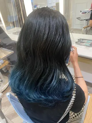 ロング カラー ベージュ/インナー カラー🤍Rieのヘアスタイル