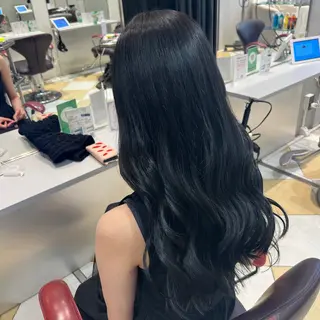 ロング カラー 李 文のヘアスタイル