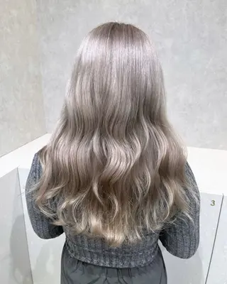 ロング カラー 韓国ヘア🇰🇷透明 感カラー/yui💞のヘアスタイル