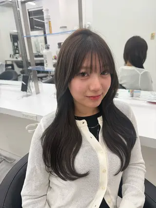 ロング カラー 海外girl/ハイト ーン/riko🫧のヘアスタイル