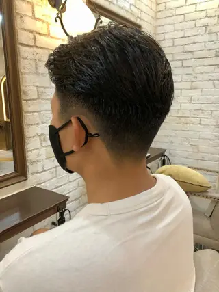 ショート メンズ Carina所属・セン北徒歩５分 キシタクのヘアスタイル