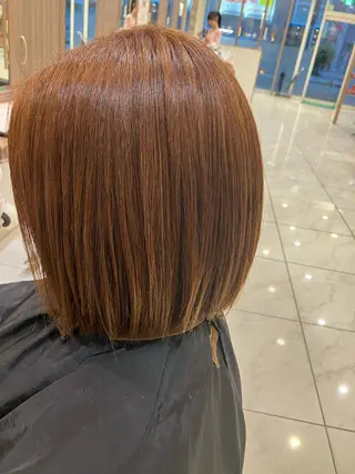 ミディアム カラー 🎃モデル🎃Ash 新杉田🎃山本のヘアスタイル