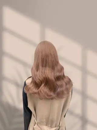 ロング カラー くすみミルクティー/ ブラウン🪡TOWAのヘアスタイル