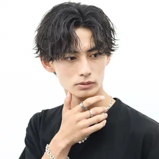 ミディアム カラー パーマ メンズ メンズ特化 😎キョウヘイ😎のヘアスタイル