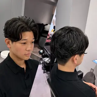 パーマ R/🤎 パーマ&ブリーチ🔥のヘアスタイル