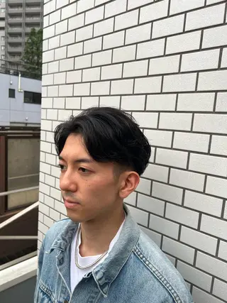 ショート メンズ 【髪質改善/縮毛矯正 /カラー】ホサカのヘアスタイル