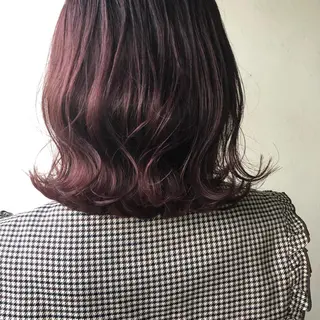 ミディアム カラー ヘアアレンジ 🌻韓国風ヘア🌻 ✨🌷ナナコ🌷のヘアスタイル