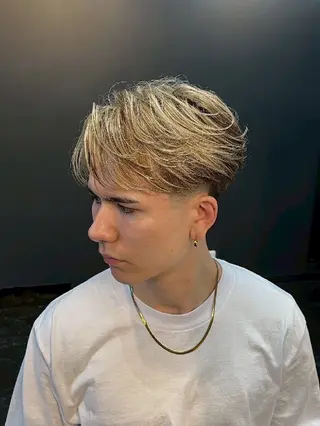 ミディアム KINGSMAN TOKYO BARBERSHOP 本店所属・Syuta 💈KINGSMANのヘアスタイル