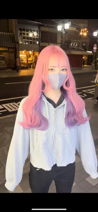 ロング カラー Selenehair 三条本店のヘアスタイル