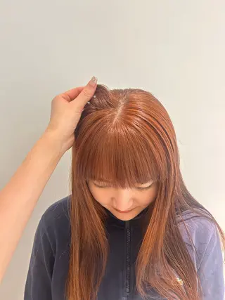 ロング カラー 顔周りレイヤー 🎀マリノのヘアスタイル