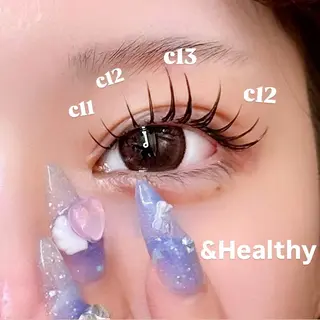 マツエク・マツパ 🦖fein. YUINA🦕⋆͛のマツエク・マツパデザイン