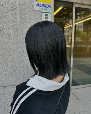 ミディアム 加藤 優眞のヘアスタイル