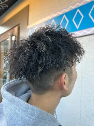 パーマ メンズ 💜いわた みはる💜のヘアスタイル