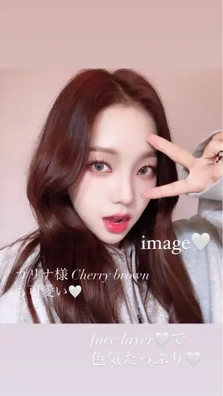 ロング 韓国 / 中国ヘア 🦋Noniのヘアスタイル