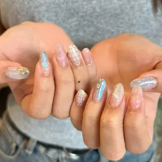 ネイル 透明感カラー、ネイル COCORO🎀☘️のヘアスタイル