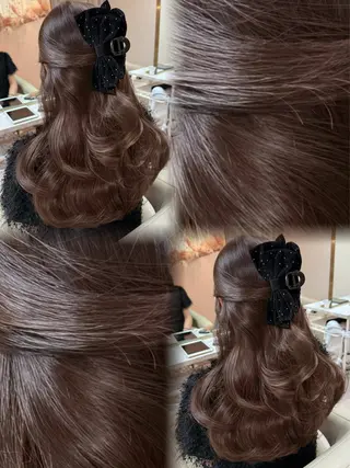 ロング カラー ♡韓国/レイヤー カット/Ayana♡のヘアスタイル