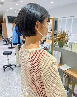 ショート 韓国風デザイン 💐MIZUKI💐のヘアスタイル