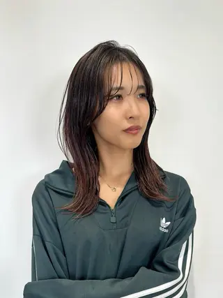 ロング カラー 透明感カラー/ くびれヘア/ユウユのヘアスタイル