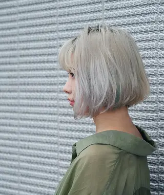 ミディアム カラー 🫧美髪矯正/ 髪質改善/藤平健太のヘアスタイル