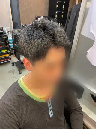 ショート メンズ メンズパーマ特化 カバヤマ　リョウのヘアスタイル